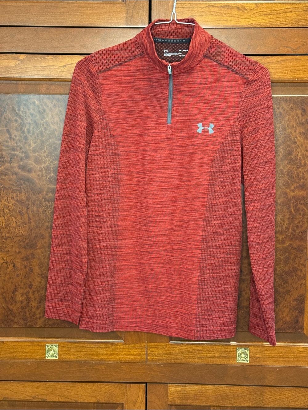 Under Armour Men's S Red 1/4 Zip Performance Pullover